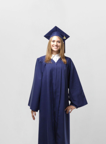 Complete Graduate Convocation Gown, Hoodie & Cap